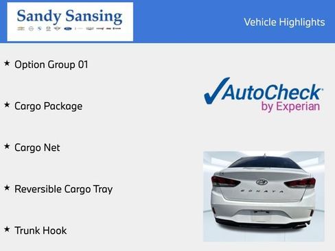 Used 2018 Hyundai Sonata SEL w/ Cargo Package FWD image 7