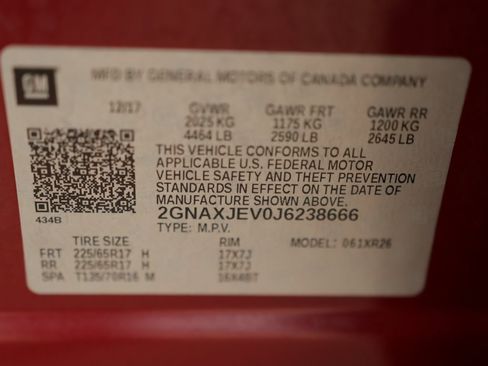 Used 2018 Chevrolet Equinox LT w/ Sun & Infotainment Package image 36