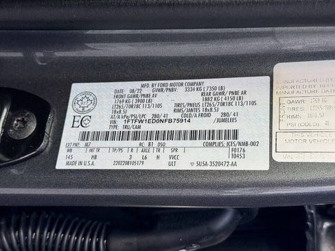 Used 2022 Ford F150 Lariat w/ Equipment Group 502A High AWD/4WD image 22