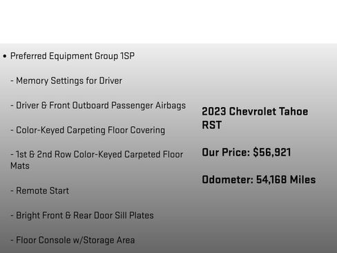Used 2023 Chevrolet Tahoe RST w/ Max Trailering Package image 6