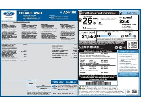 Used 2020 Ford Escape SEL AWD/4WD image 6