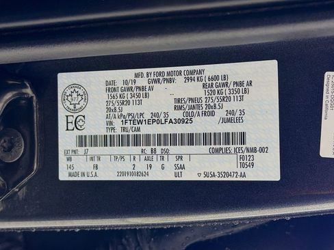 Used 2020 Ford F150 XLT w/ Equipment Group 302A Luxury image 34