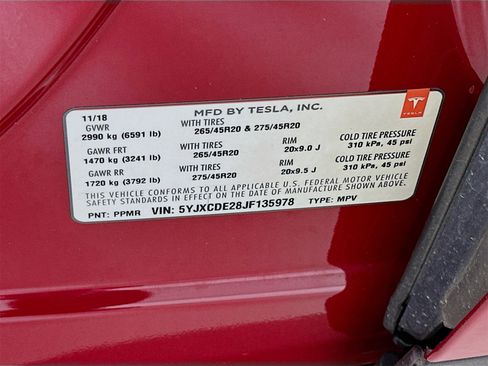 Used 2018 Tesla Model X P100D image 32