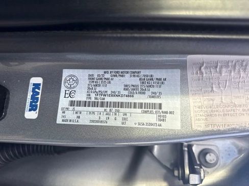 Used 2022 Ford F150 Lariat w/ Equipment Group 502A High image 18