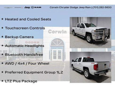 Used 2018 Chevrolet Silverado 1500 LTZ w/ LTZ Plus Package AWD/4WD image 8