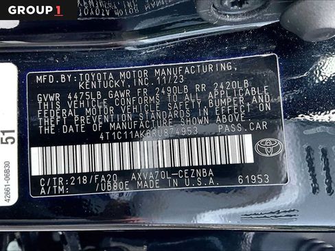 Certified 2024 Toyota Camry LE FWD image 37