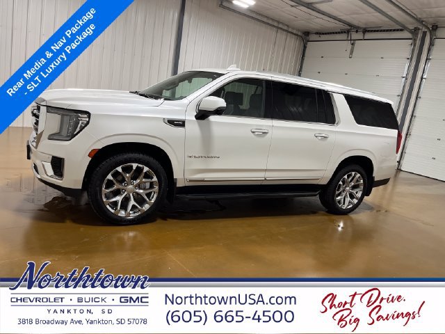 Used 2021 GMC Yukon XL SLT w/ Rear Media and Nav Package AWD/4WD image 2