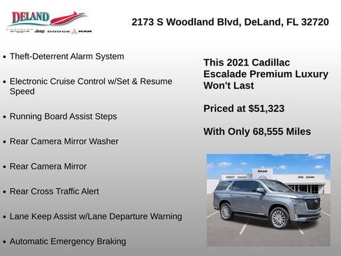 Used 2021 Cadillac Escalade Premium Luxury AWD/4WD image 37