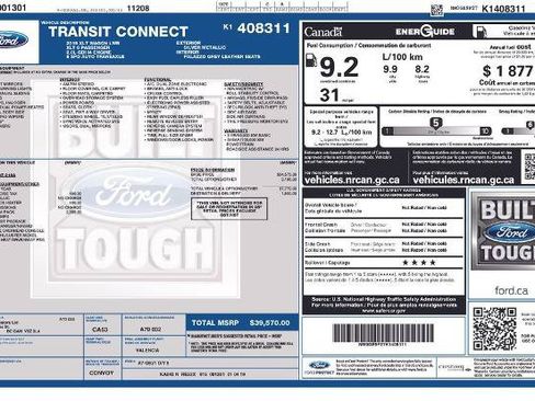 Certified 2019 Ford Transit Connect XLT w/ XLT Premium Package FWD image 13