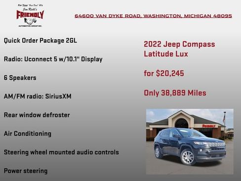 Used 2022 Jeep Compass Latitude image 5