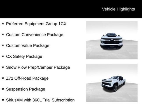Used 2025 Chevrolet Silverado 2500 Custom w/ Custom Value Package AWD/4WD image 13