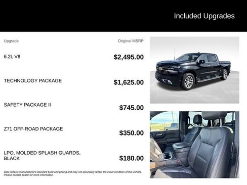 Used 2019 Chevrolet Silverado 1500 High Country w/ Technology Package AWD/4WD image 5