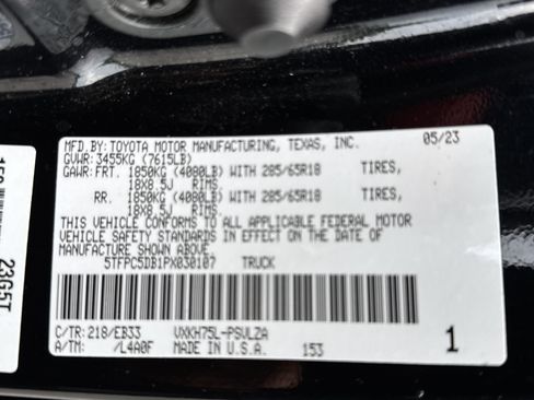 Used 2023 Toyota Tundra TRD Pro AWD/4WD image 35