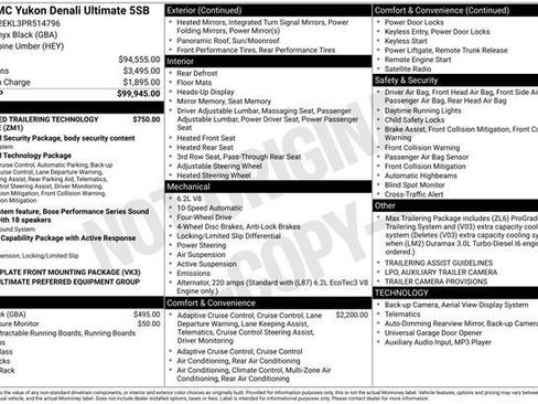 Used 2023 GMC Yukon Denali Ultimate AWD/4WD image 3