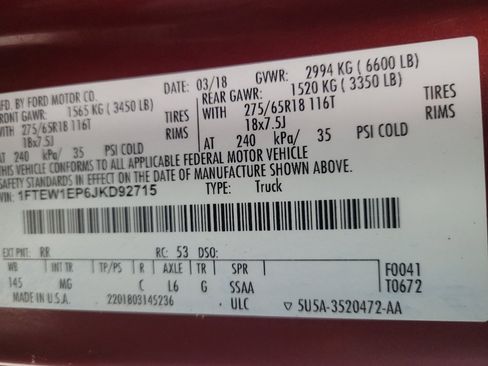 Used 2018 Ford F150 XLT w/ Equipment Group 301A Mid image 33