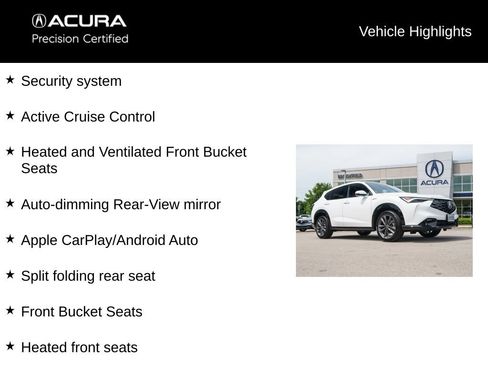 Certified 2025 Acura ADX A-Spec AWD/4WD image 17