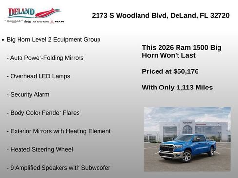 New 2026 RAM 1500 Big Horn AWD/4WD image 24
