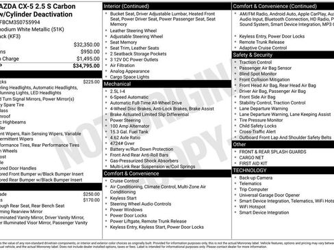 New 2025 MAZDA CX-5 Carbon Edition image 2