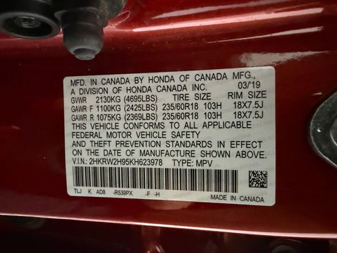 Used 2019 Honda CR-V Touring image 29