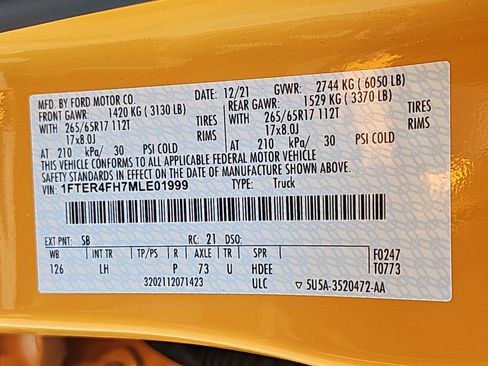 Used 2021 Ford Ranger XLT w/ Equipment Group 301A Mid image 33