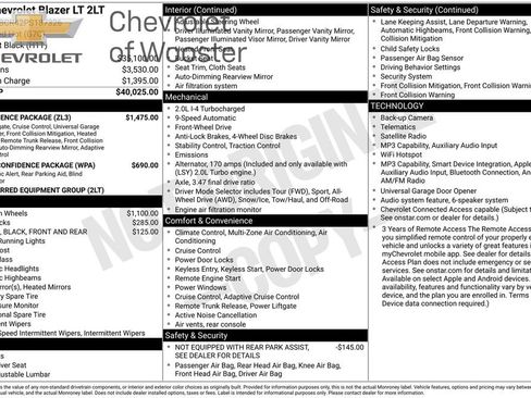 Used 2023 Chevrolet Blazer LT w/ Convenience Package image 1