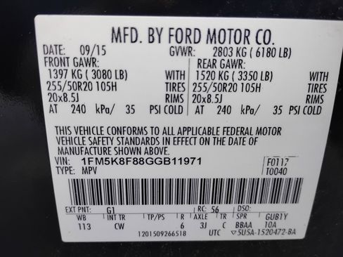 Used 2016 Ford Explorer Limited w/ Equipment Group 301A image 30