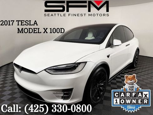 Used 2017 Tesla Model X 100D AWD/4WD image 1