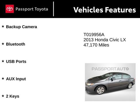 Used 2013 Honda Civic LX image 7