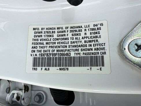 Used 2015 Honda Civic EX image 21