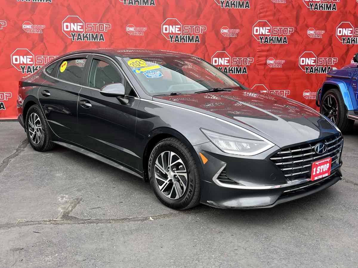 Used 2021 Hyundai Sonata Blue FWD image 3