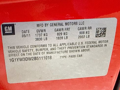 Used 2011 Chevrolet Corvette Grand Sport w/ Preferred Equipment Group RWD image 26