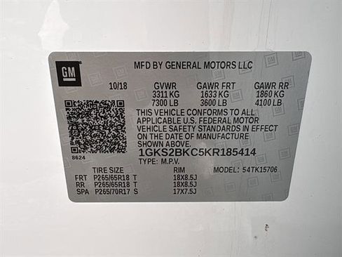 Used 2019 GMC Yukon SLT AWD/4WD image 34