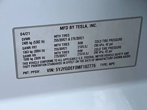 Used 2021 Tesla Model Y Performance image 35