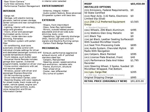 Used 2017 Chevrolet Corvette Z06 image 3