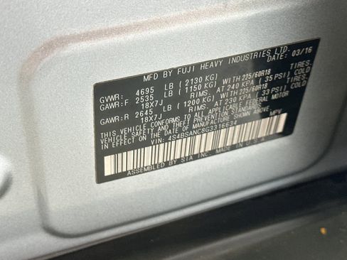 Used 2016 Subaru Outback 2.5i Limited image 36