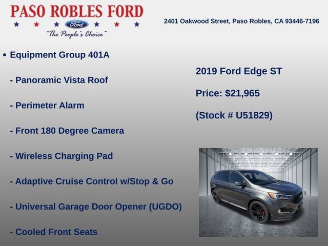 Used 2019 Ford Edge ST w/ Equipment Group 401A AWD/4WD image 5
