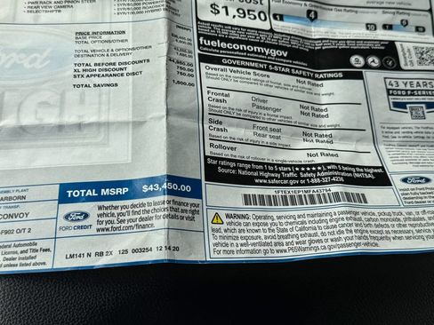 Certified 2021 Ford F150 XL w/ Equipment Group 101A High AWD/4WD image 32