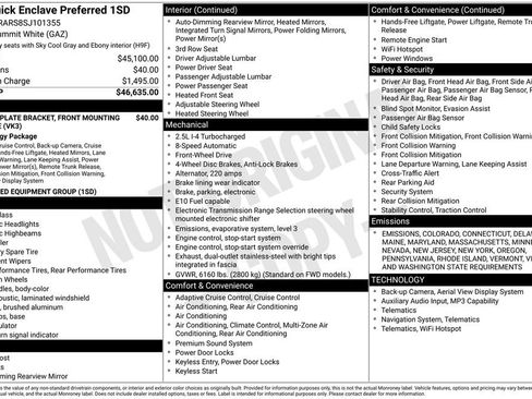 New 2025 Buick Enclave Preferred image 25