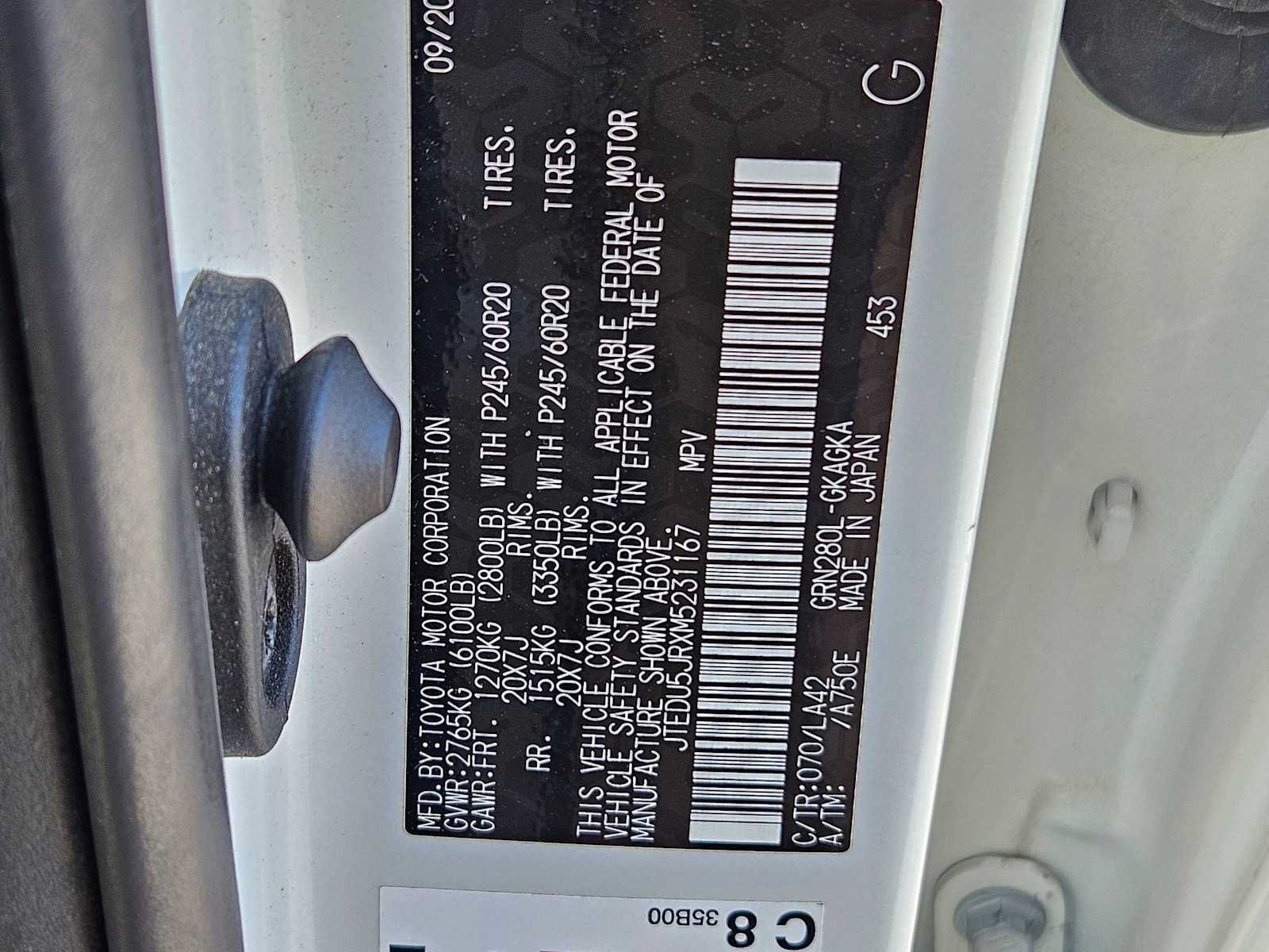 Used 2021 Toyota 4Runner Limited RWD image 25