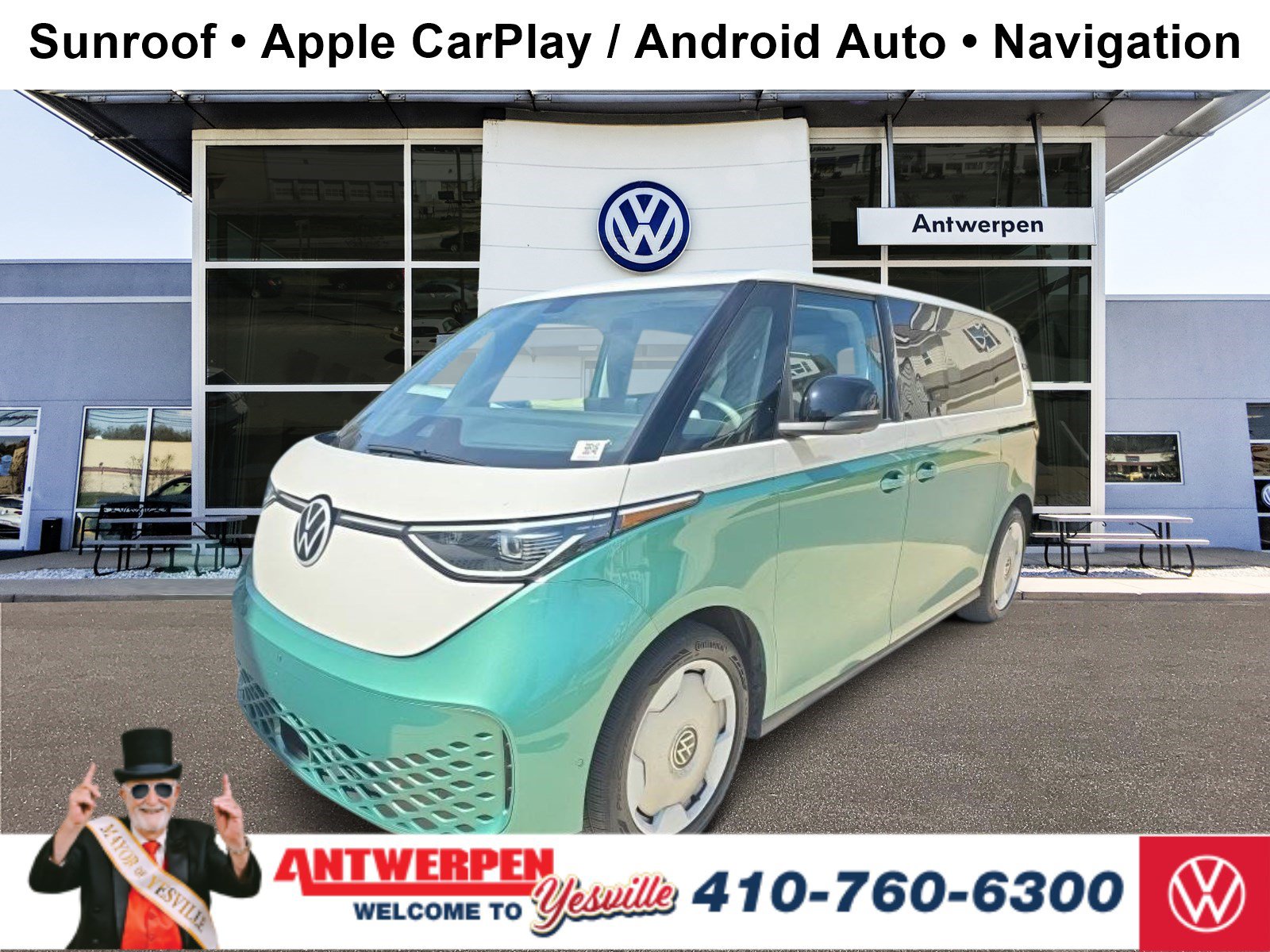Used 2025 Volkswagen ID. Buzz Pro S Plus RWD image 1