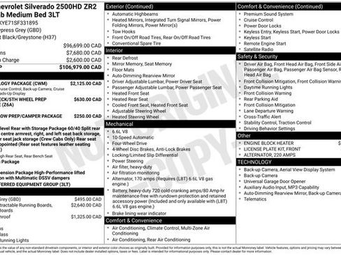 Used 2025 Chevrolet Silverado 2500 ZR2 w/ Technology Package AWD/4WD image 20