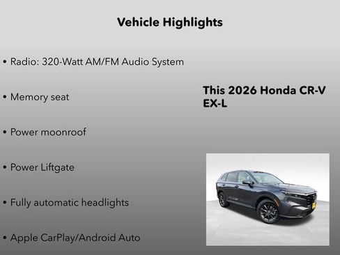 New 2026 Honda CR-V EX-L image 5