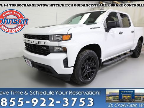 Certified 2020 Chevrolet Silverado 1500 Custom w/ Rally Edition AWD/4WD image 1