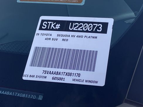 Certified 2026 Toyota Sequoia Platinum w/ Tow Technology Package image 34