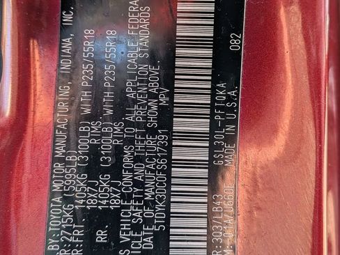 Used 2015 Toyota Sienna XLE image 35