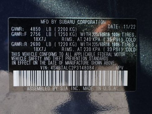 Used 2023 Subaru Outback Onyx Edition image 27