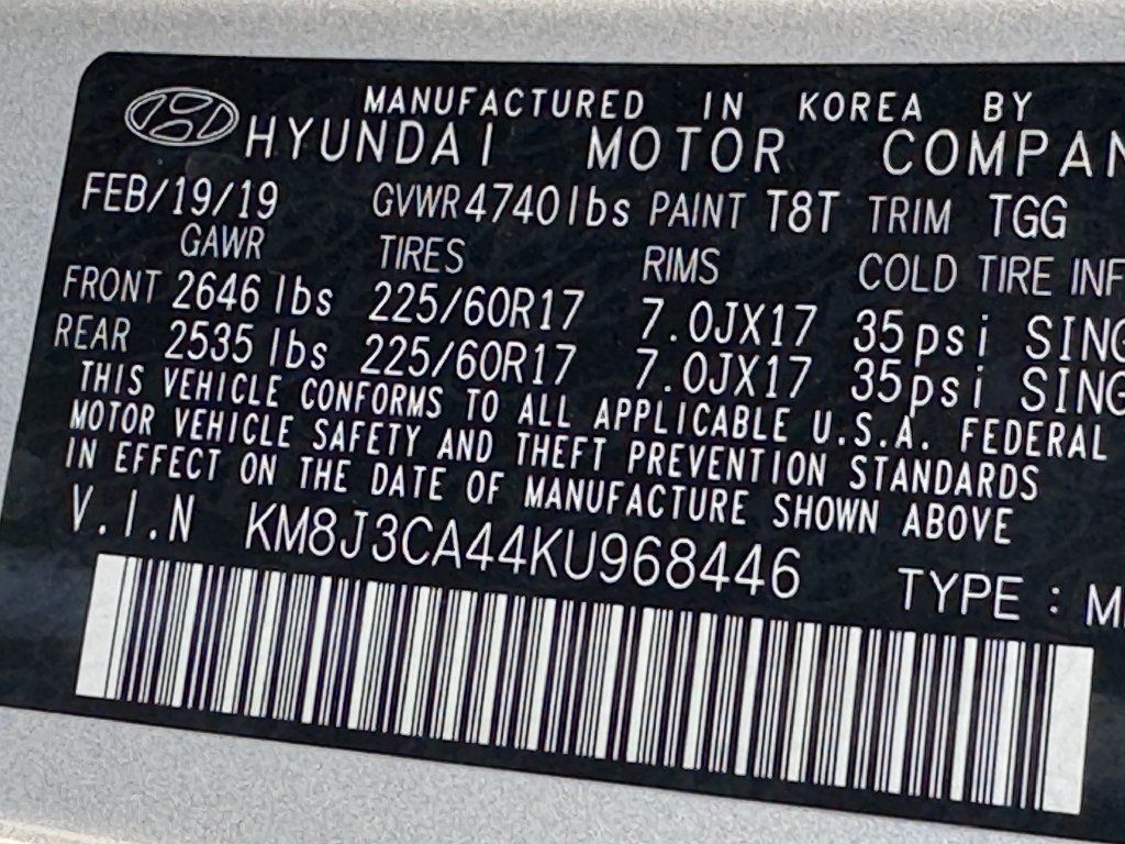 Used 2019 Hyundai Tucson Value AWD/4WD image 12