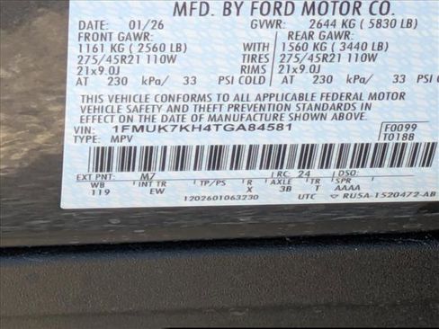 New 2026 Ford Explorer ST-Line w/ ST-Line Street Pack RWD image 17