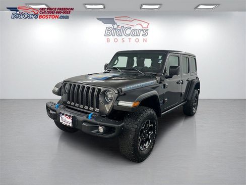 Used 2022 Jeep Wrangler Unlimited Rubicon 4xe w/ Steel Bumper Group image 1
