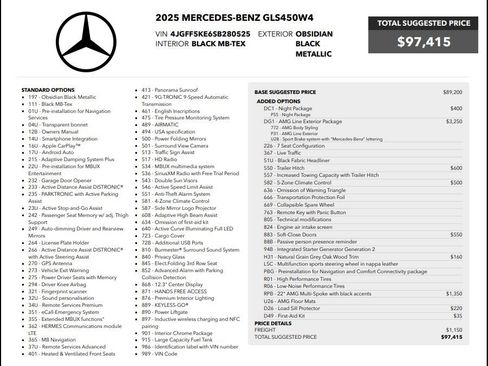 Used 2025 Mercedes-Benz GLS 450 4MATIC image 13